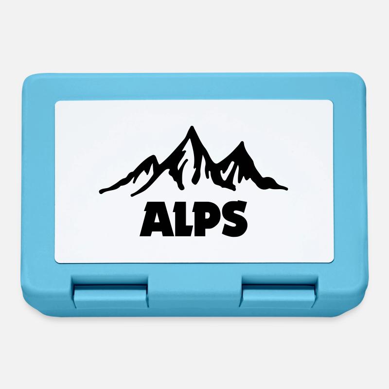 alps - Boîte à goûter - bleu saphir