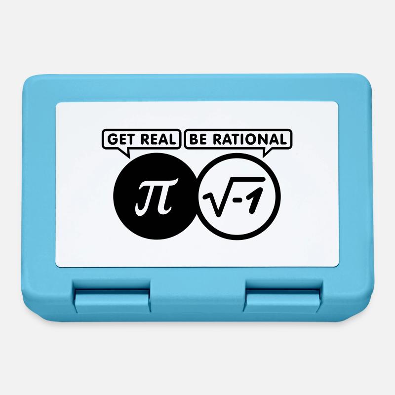 get real - be rational (1c) - Lunchbox - sapphire blue