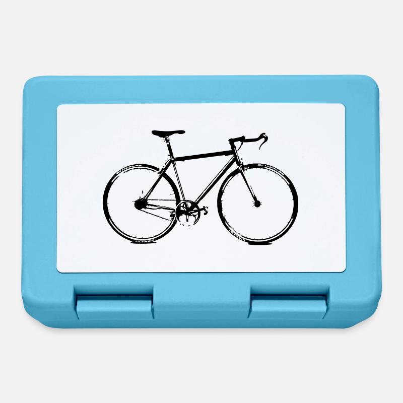 vélo - Boîte à goûter - bleu saphir