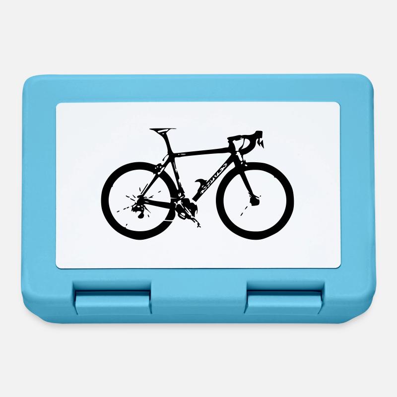 vélo - Boîte à goûter - bleu saphir