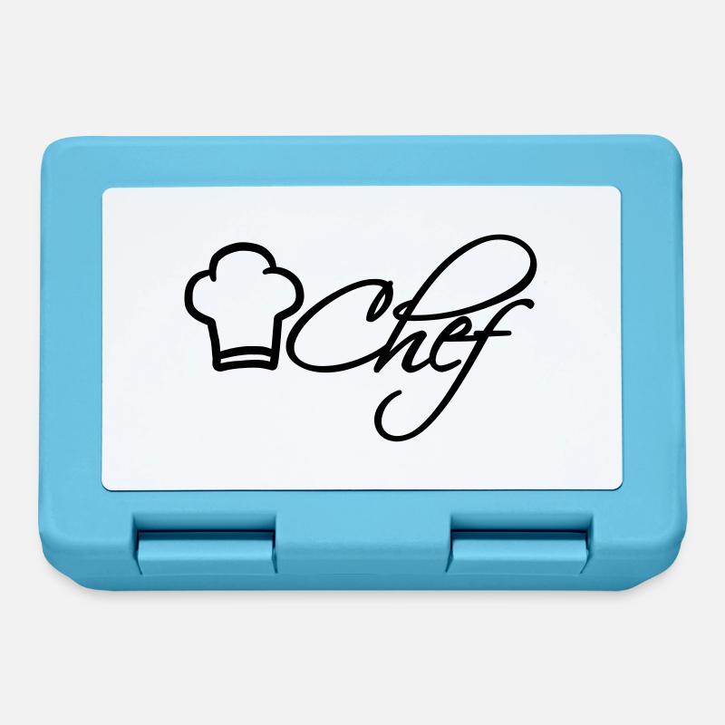 Chef Chef Cap Logo Chef étoilé - Boîte à goûter - bleu saphir