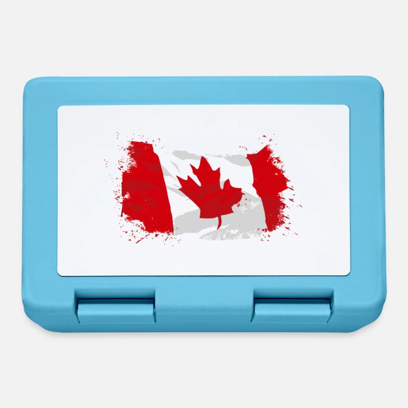 Canada Flag - Brotdose - Saphirblau