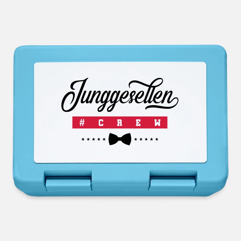 junggesellen crew - Brotdose - Saphirblau