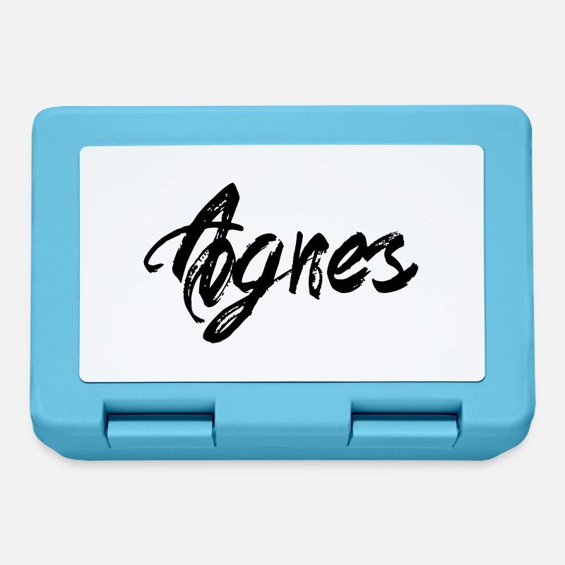 Agnes - Brotdose - Saphirblau