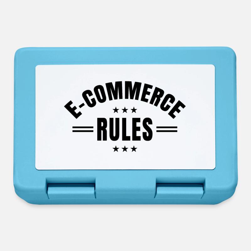 Ecommerce Online handel E-Commerce Geschenkidee - Brotdose - Saphirblau