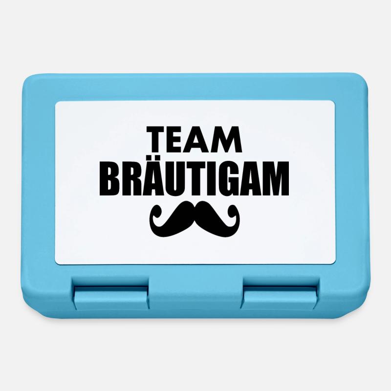 Team bräutigam - Brotdose - Saphirblau