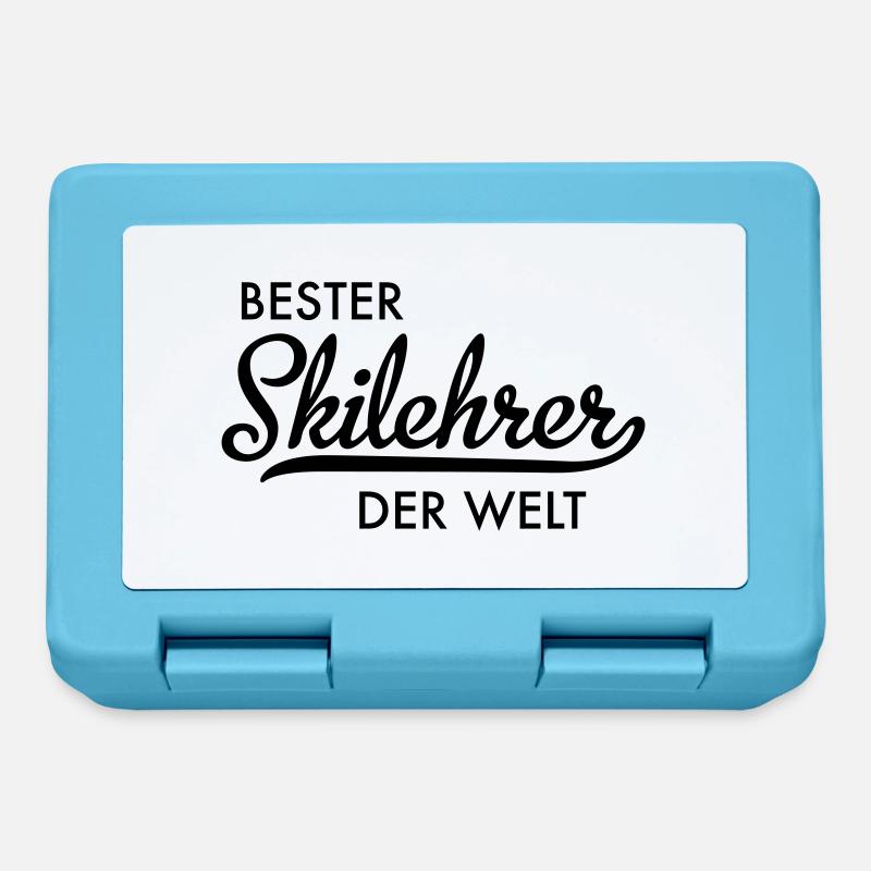 Bester Skilehrer - Brotdose - Saphirblau