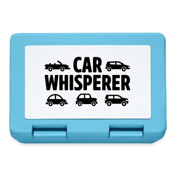 Car Whisperer Car Lover Car Mechanic Vehicle Techn - Lunchbox - sapphire blue - Front