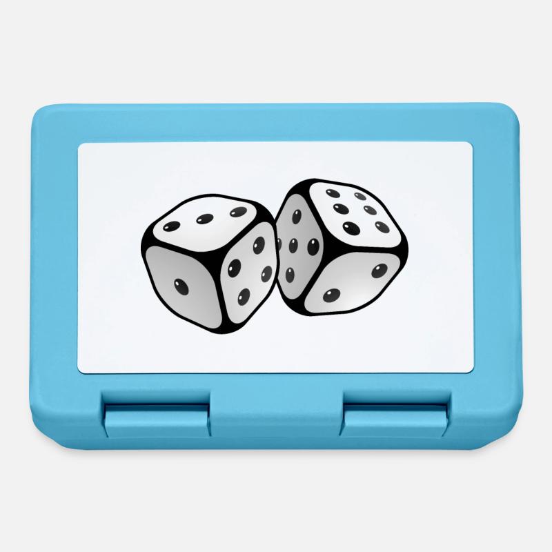boardgame chess backgammon game night - Brotdose - Saphirblau