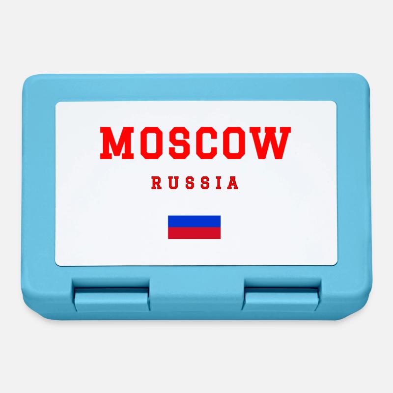 Moscow Russland - Brotdose - Saphirblau