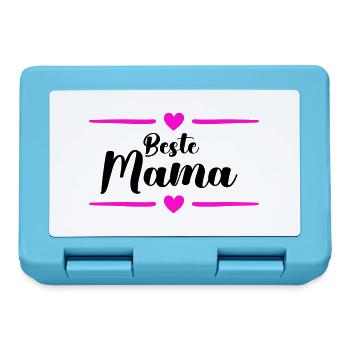 beste mama - Brotdose - Saphirblau - Vorne