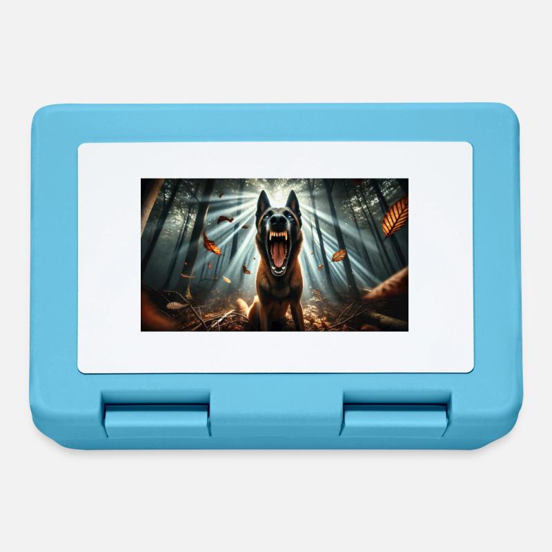 Malinois - Brotdose - Saphirblau