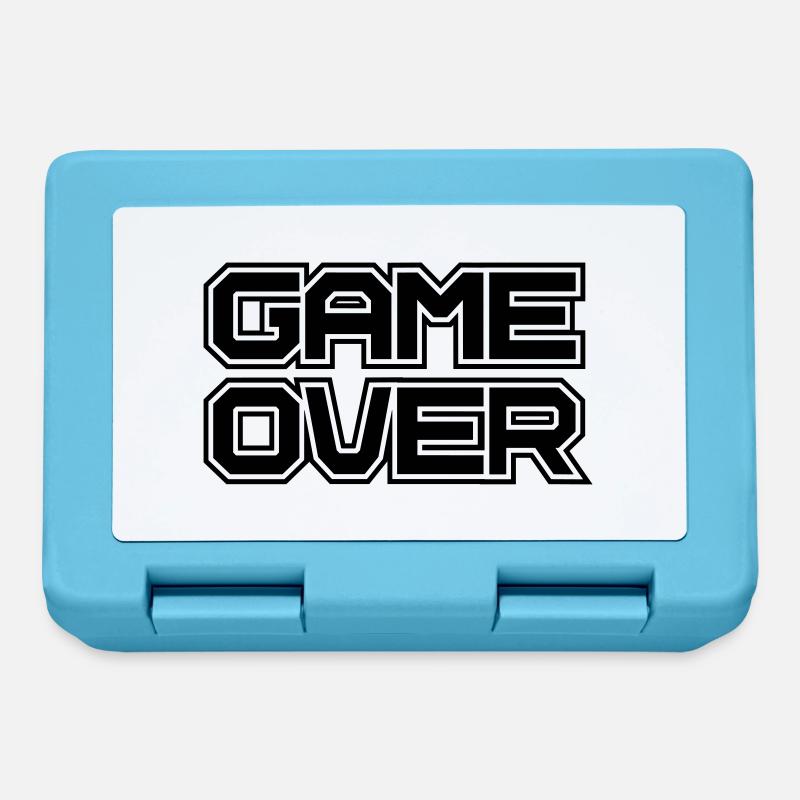 Game over - Lunchbox - sapphire blue