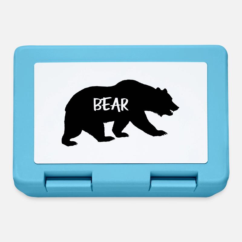 Bear - Lunchbox - sapphire blue