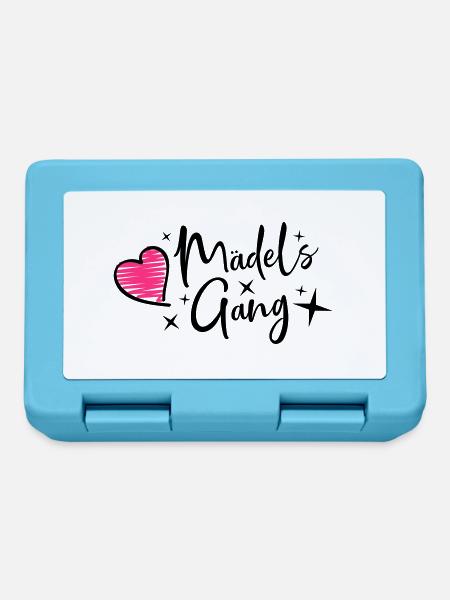 maedels gang heart - Brotdose - Saphirblau