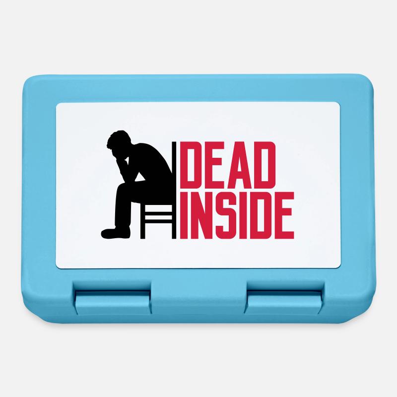 Depression Dead Inside - Brotdose - Saphirblau
