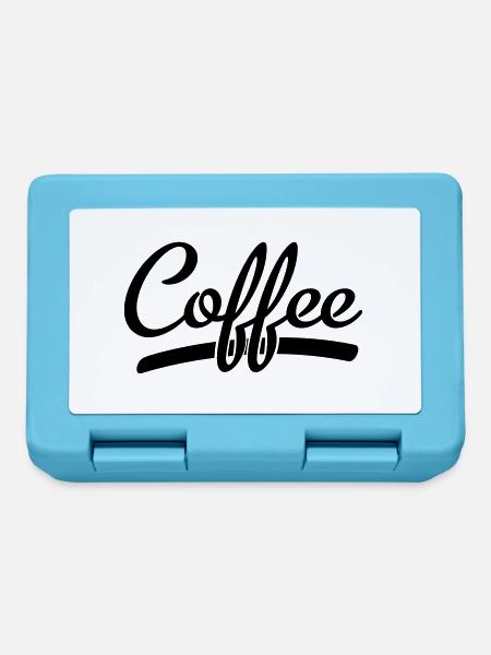 coffee - Lunchbox - sapphire blue