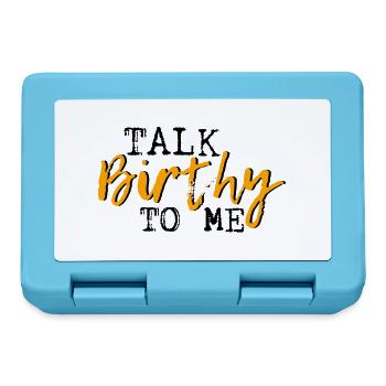 Talk Birthy To Me 3 - Brotdose - Saphirblau - Vorne
