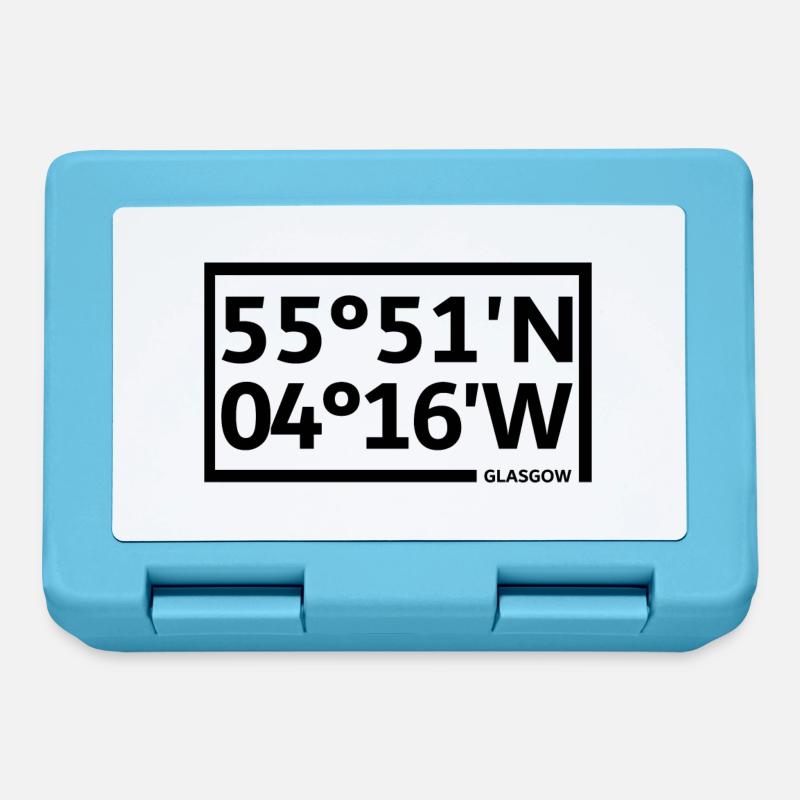 Glasgow Coordinates - Lunchbox - sapphire blue
