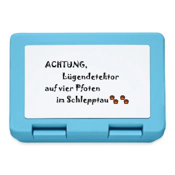 Lügendedektor auf vier Pfoten - Brotdose - Saphirblau - Vorne