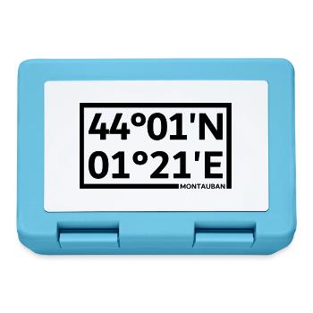 Montauban coordinates - Lunchbox - sapphire blue - Front