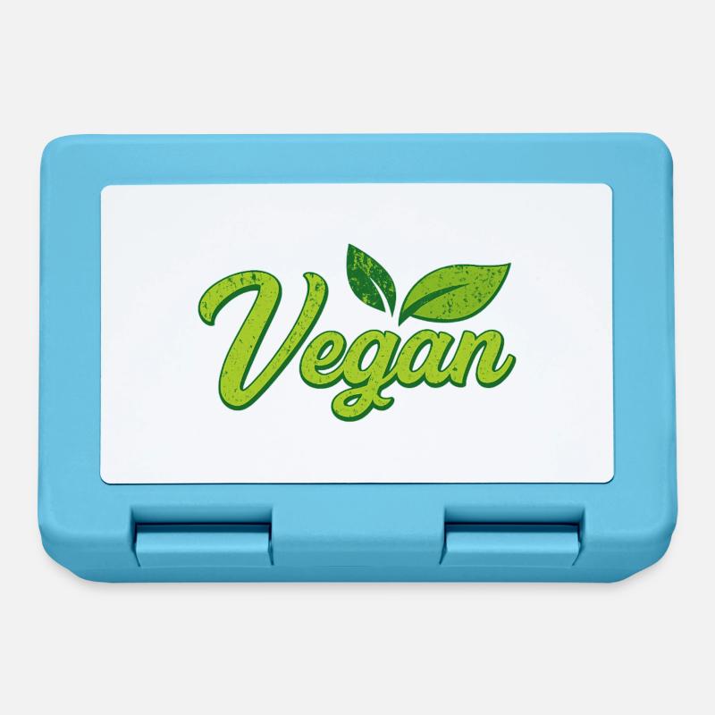 Vegan - Boîte à goûter - bleu saphir