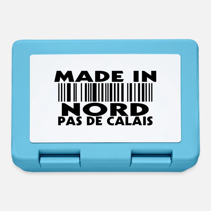 made in NORD PAS DE CALAIS (1c) - Boîte à goûter - bleu saphir