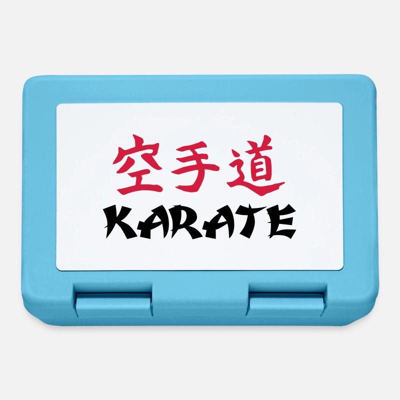 karate_trad - Boîte à goûter - bleu saphir