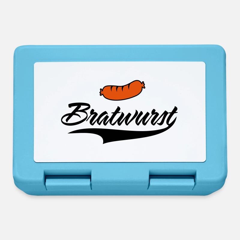 bratwurst - Brotdose - Saphirblau