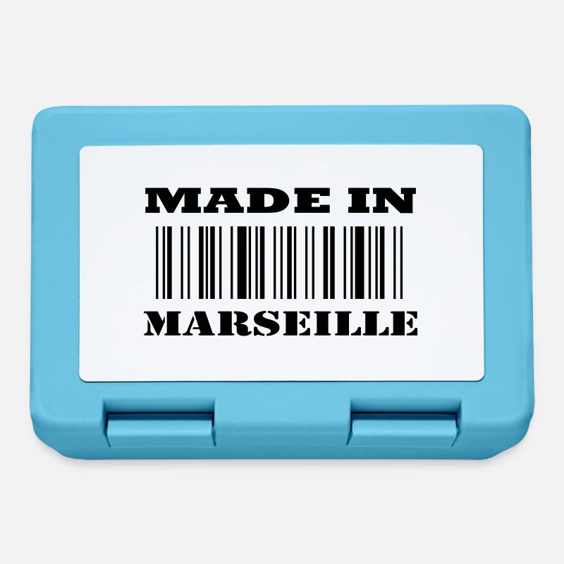 Made in MARSEILLE - Boîte à goûter - bleu saphir