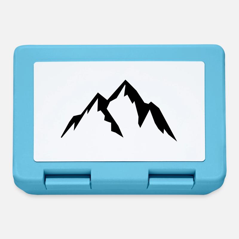 mountains - Brotdose - Saphirblau