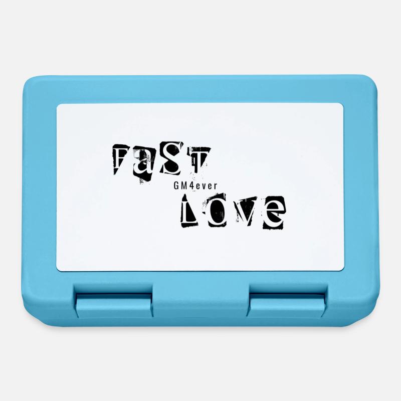 George Michael "FastLove" - GM4ever Geschenk - Brotdose - Saphirblau