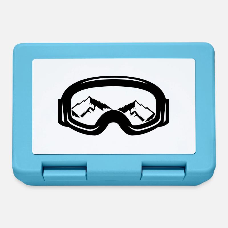 masque de ski - Boîte à goûter - bleu saphir