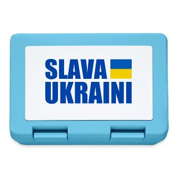 Slava ukraini - Boîte à goûter - bleu saphir - Devant