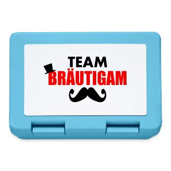 Team bräutigam - Brotdose - Saphirblau - Vorne