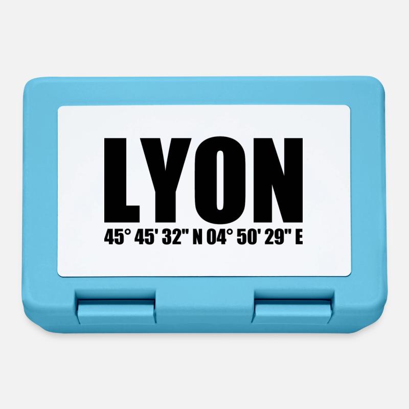 Lyon coordinates - Lunchbox - sapphire blue