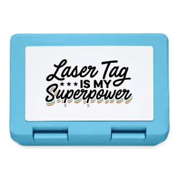 Lasertag Is My Superpower Lasertag Player Lasertag - Brotdose - Saphirblau - Vorne