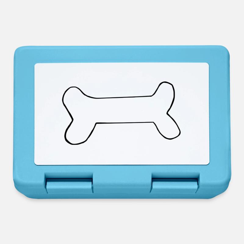Bone - Lunchbox - sapphire blue