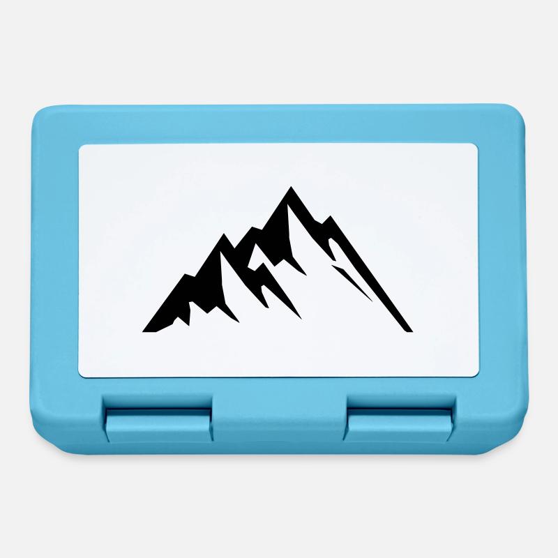 mountains - Brotdose - Saphirblau