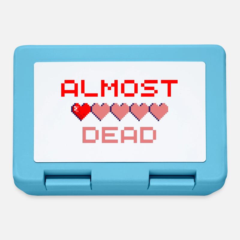 Almost Dead - Lunchbox - sapphire blue