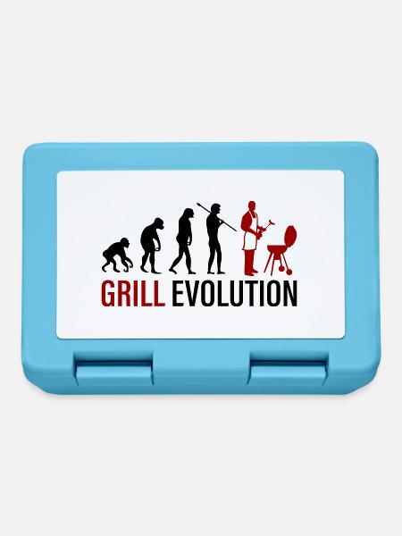 grill evolution - Brotdose - Saphirblau