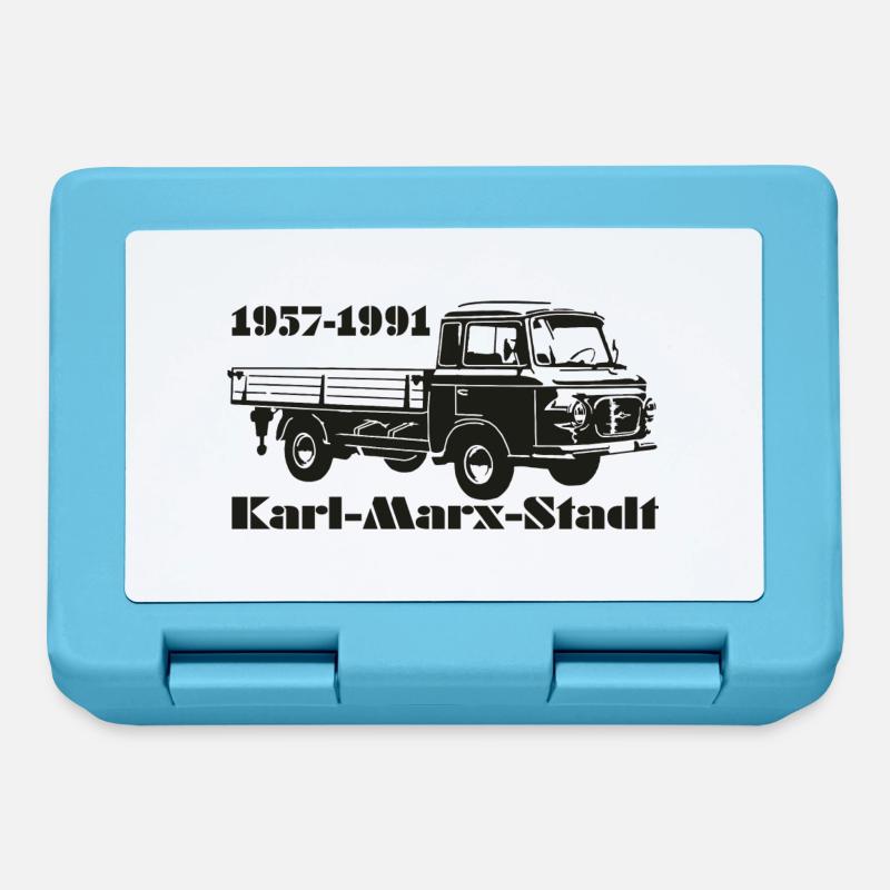Barkas Pritsche - Brotdose - Saphirblau