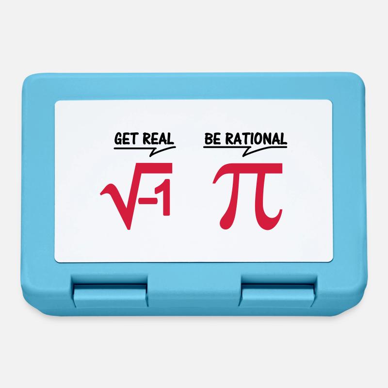 get real - be rational (2c) - Lunchbox - sapphire blue