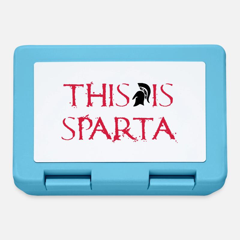 This is Sparta - Brotdose - Saphirblau