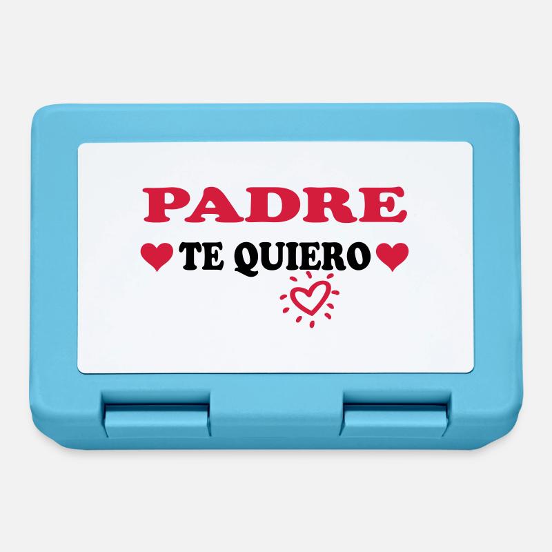 Padre te quiero - Lunchbox - sapphire blue