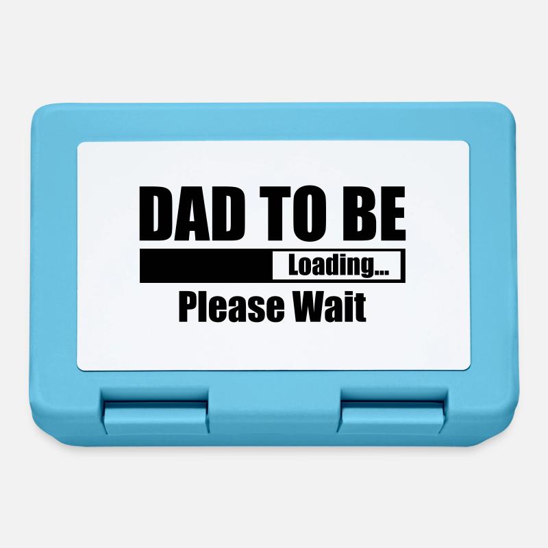 Dad To Be Loading Please Wait - Lunchbox - sapphire blue