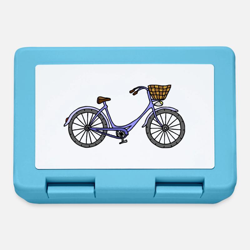 Vélo - Boîte à goûter - bleu saphir
