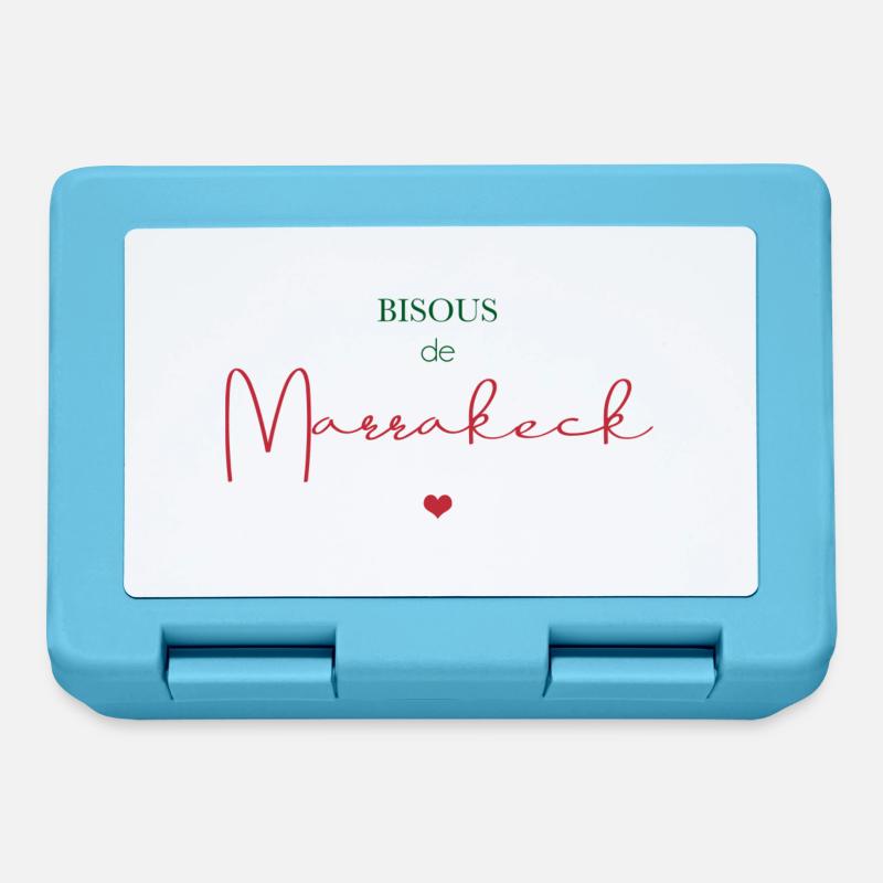 BISOUS DE MARRAKECH - Boîte à goûter - bleu saphir