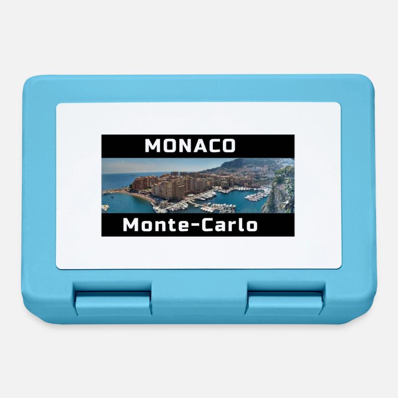 MONACO, Monte-Carlo - Boîte à goûter - bleu saphir