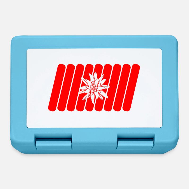 Drapeau suisse - Boîte à goûter - bleu saphir